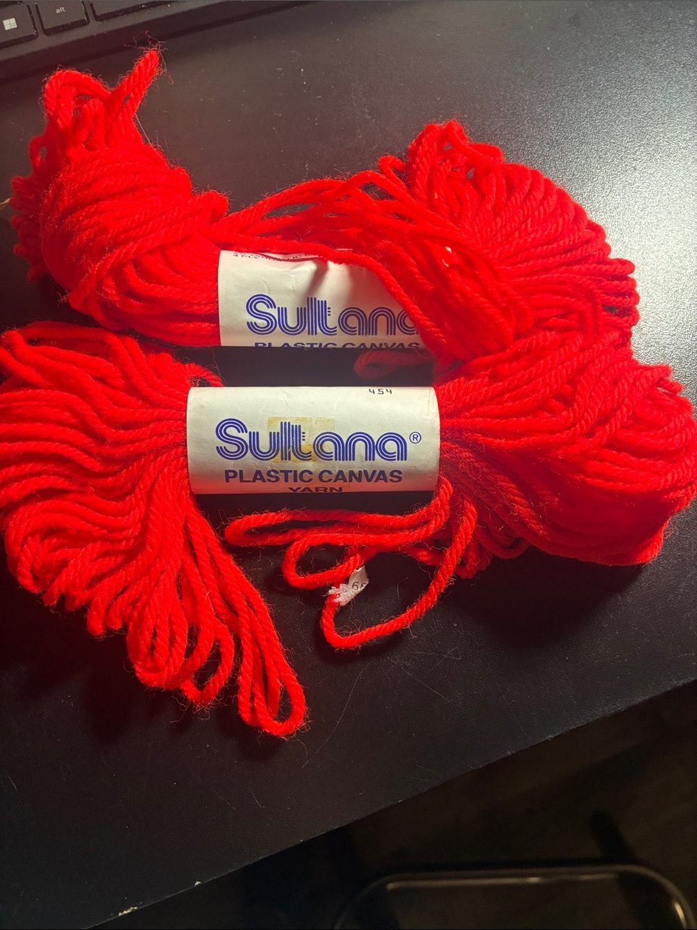Sultana plastic canvas yarn 25 yards each 4 ply